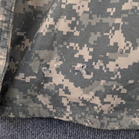 U.S. Military Mens Army Combat Uniform Digital Camo Coat Green Tan Size L - Picture 11 of 14